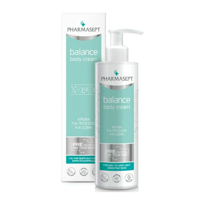PHARMASEPT Balance Body Cream Κρέμα Για Πρόσωπο & Σώμα Για Την Ξηρή & Πολύ Ξηρή Επιδερμίδα, 250ml 1