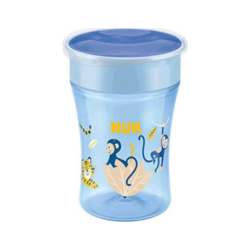 NUK Easy Magic Cup με Χείλος και Καπάκι Μπλε 8m+, 230ml (10.751.312) 1