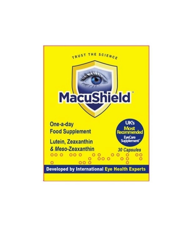 MACUSHIELD Eye Health Supplement για την Υγεία των Ματιών, 30 κάψουλες 1